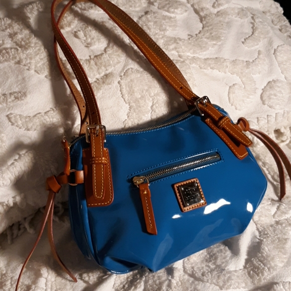 Dooney & Bourke Handbags - Dooney and Bourke Nina Patent Leather Satchel